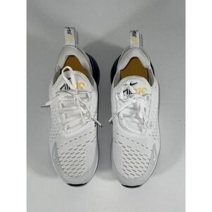 NIKE AIR MAX 270 WHITE/MTLLC SILVER [943345 -109] SIZE - 4 YOUTH